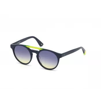 WEB EYEWEAR Unisex Sonnenbrille WE0262-5190W Eckiges Acetat Schwarz Gestell Graue Gläser 51/19/145 mm