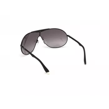 WEB EYEWEAR Unisex Sonnenbrille WE0282-0001B Schwarzer Rahmen Graue Gläser UV400 Kategorie 3