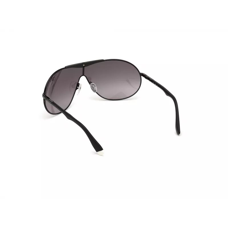 WEB EYEWEAR Unisex Sonnenbrille WE0282-0001B Schwarzer Rahmen Graue Gläser UV400 Kategorie 3