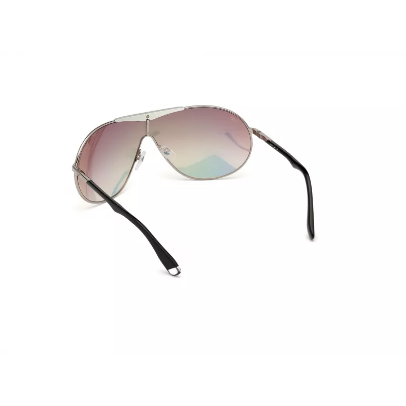 WEB EYEWEAR Unisex Sonnenbrille WE0282-0014Z Schwarzer Rahmen Graue Gläser