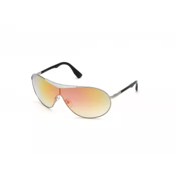 WEB EYEWEAR Unisex Sonnenbrille WE0282-0014Z Schwarzer Rahmen Graue Gläser