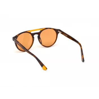 WEB EYEWEAR Unisex WE0262-5156J Rechteckige Acetat-Sonnenbrille Havana/Brown Gradient Glas 51/19/145 mm UV400