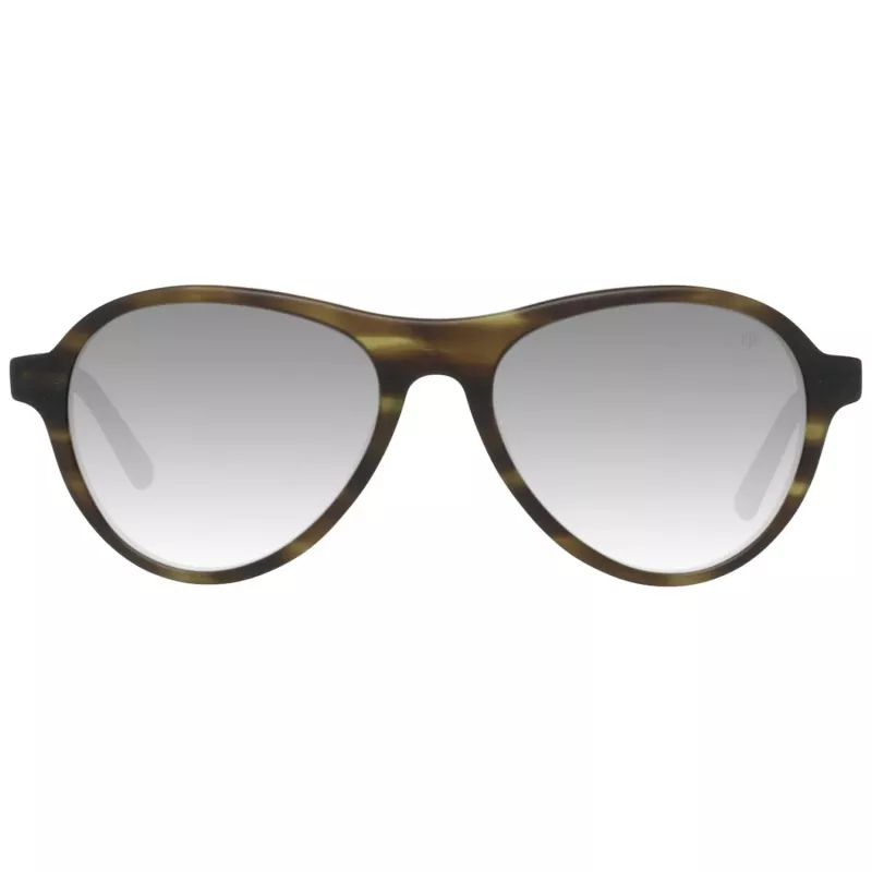 WEB EYEWEAR WE0128-5494N Unisex Sonnenbrille Havanna Acetatrahmen braune Polycarbonat-Gläser 54mm