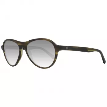 WEB EYEWEAR WE0128-5494N Unisex Sonnenbrille Havanna Acetatrahmen braune Polycarbonat-Gläser 54mm