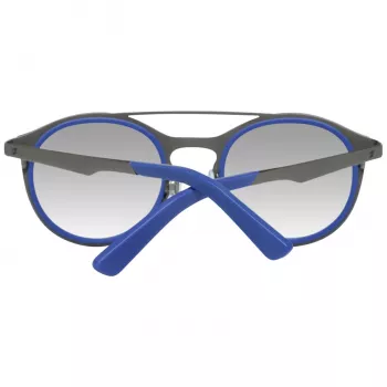 WEB EYEWEAR WE0143-4991X Unisex-Sonnenbrille, quadratischer Acetatrahmen, graue Gläser, 49/22/140 mm