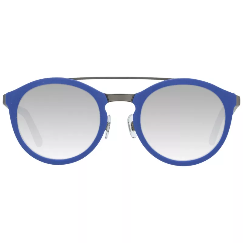 WEB EYEWEAR WE0143-4991X Unisex-Sonnenbrille, quadratischer Acetatrahmen, graue Gläser, 49/22/140 mm