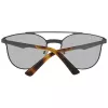 WEB EYEWEAR WE0190-0009C Unisex Sonnenbrille - Geometrischer schwarzer Rahmen, graue Gläser