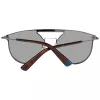 WEB EYEWEAR WE0193-13808V Unisex-Sonnenbrille - Glänzend schwarzer Rahmen, rauchgraue Gläser, 54 mm