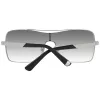 WEB EYEWEAR WE0202-16C Unisex-Sonnenbrille, glänzend schwarzer Rahmen, graue Gläser, 54 mm