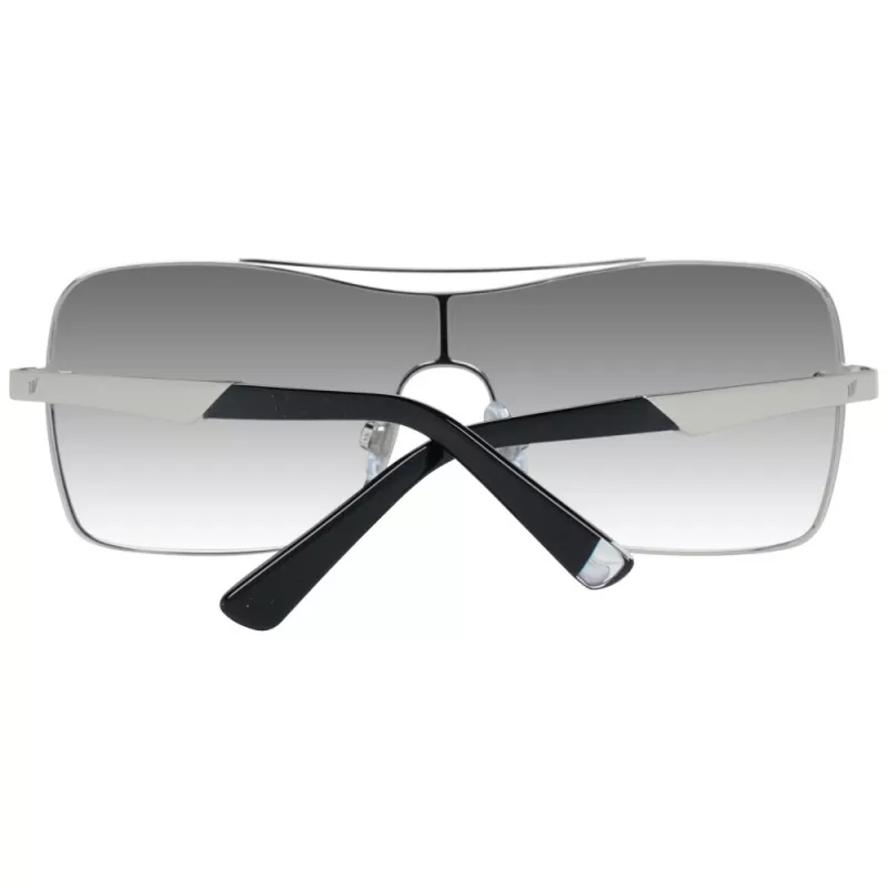 WEB EYEWEAR WE0202-16C Unisex-Sonnenbrille, glänzend schwarzer Rahmen, graue Gläser, 54 mm