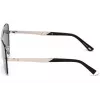 WEB EYEWEAR WE0202-16C Unisex-Sonnenbrille, glänzend schwarzer Rahmen, graue Gläser, 54 mm