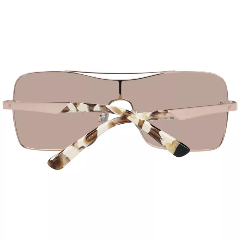 WEB EYEWEAR WE0202-34G Unisex Havana Acetate Sonnenbrille mit grünen Polycarbonat-Gläsern UV400