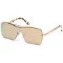 WEB EYEWEAR WE0202-34G Unisex Havana Acetate Sonnenbrille mit grünen Polycarbonat-Gläsern UV400