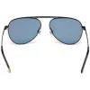 WEB EYEWEAR WE0206-02G Unisex Rechteck-Sonnenbrille - Havanna-Acetatrahmen, grüne Polycarbonatgläser, UV400-Schutz