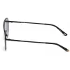 WEB EYEWEAR WE0206-02G Unisex Rechteck-Sonnenbrille - Havanna-Acetatrahmen, grüne Polycarbonatgläser, UV400-Schutz