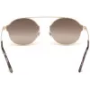 Web Eyewear WE0243-32G Unisex Pilot Sonnenbrille Gold Rahmen Braun Verlaufsglas UV400 58mm