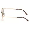 Web Eyewear WE0243-32G Unisex Pilot Sonnenbrille Gold Rahmen Braun Verlaufsglas UV400 58mm