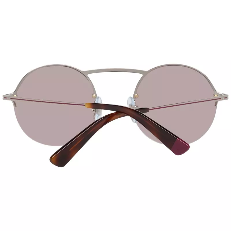 WEB EYEWEAR WE0260-5434U Unisex Sonnenbrille Havanna Acetatrahmen Grüne Polycarbonat-Gläser 54/21/145 mm