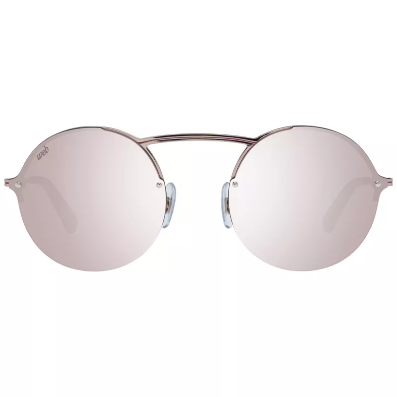 WEB EYEWEAR WE0260-5434U Unisex Sonnenbrille Havanna Acetatrahmen Grüne Polycarbonat-Gläser 54/21/145 mm