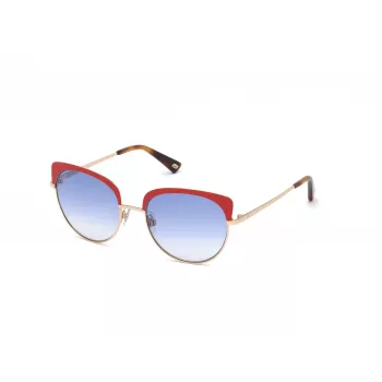 WEB EYEWEAR Damen Butterfly-Sonnenbrille WE0271-5532W Havana Acetat Braun Verlauf UV400 55/18/140