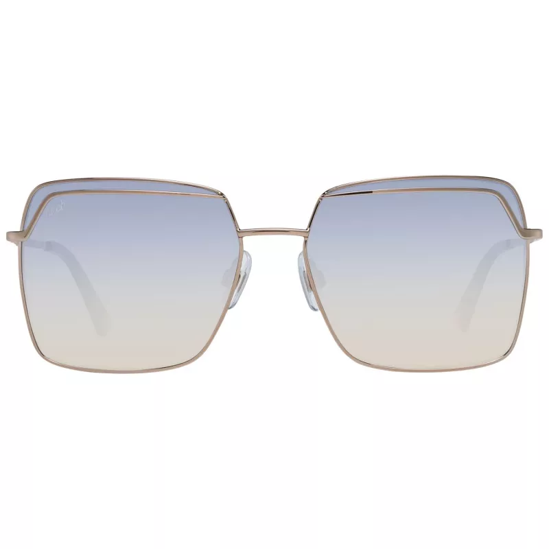 WEB EYEWEAR Damen Cat Eye Sonnenbrille WE0259-5734W Havana Acetat Braun Verlaufsglas 57mm