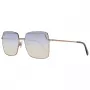 WEB EYEWEAR Damen Cat Eye Sonnenbrille WE0259-5734W Havana Acetat Braun Verlaufsglas 57mm