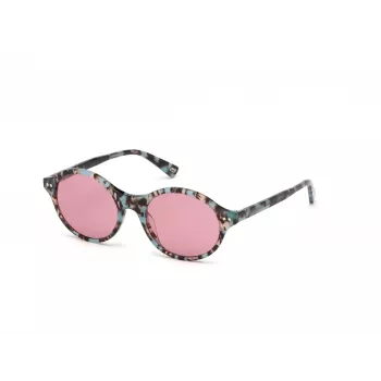 WEB EYEWEAR Damen Cat-Eye-Sonnenbrille WE0266-5155Y Havana/Brown Gradient 51mm