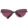 WEB EYEWEAR Damen eckige Acetat-Sonnenbrille WE0272-5901Z - Schwarzer Rahmen graue Gläser 59mm
