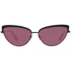 WEB EYEWEAR Damen eckige Acetat-Sonnenbrille WE0272-5901Z - Schwarzer Rahmen graue Gläser 59mm