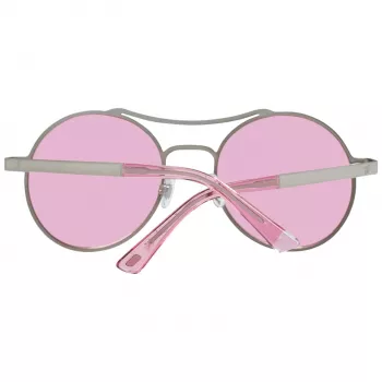 WEB EYEWEAR Damen-Sonnenbrille WE0171-54016 Shiny Black Gestell Smoke Grey Gläser 54/21/135 mm