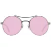 WEB EYEWEAR Damen-Sonnenbrille WE0171-54016 Shiny Black Gestell Smoke Grey Gläser 54/21/135 mm