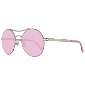 WEB EYEWEAR Damen-Sonnenbrille WE0171-54016 Shiny Black Gestell Smoke Grey Gläser 54/21/135 mm