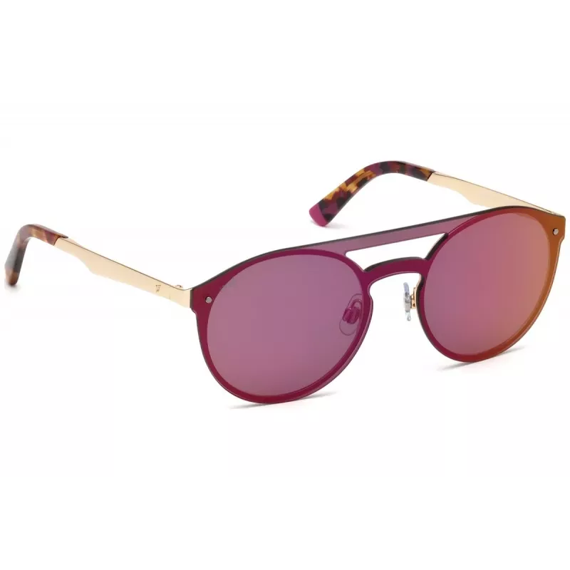 WEB EYEWEAR Damen-Sonnenbrille WE0182-34Z Cat Eye Havana Acetat UV400