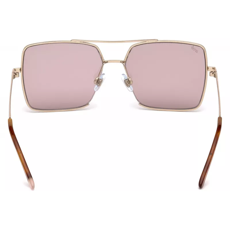 WEB EYEWEAR Damen-Sonnenbrille WE0210-28Y Havana Braun Acetat eckiger Rahmen UV400