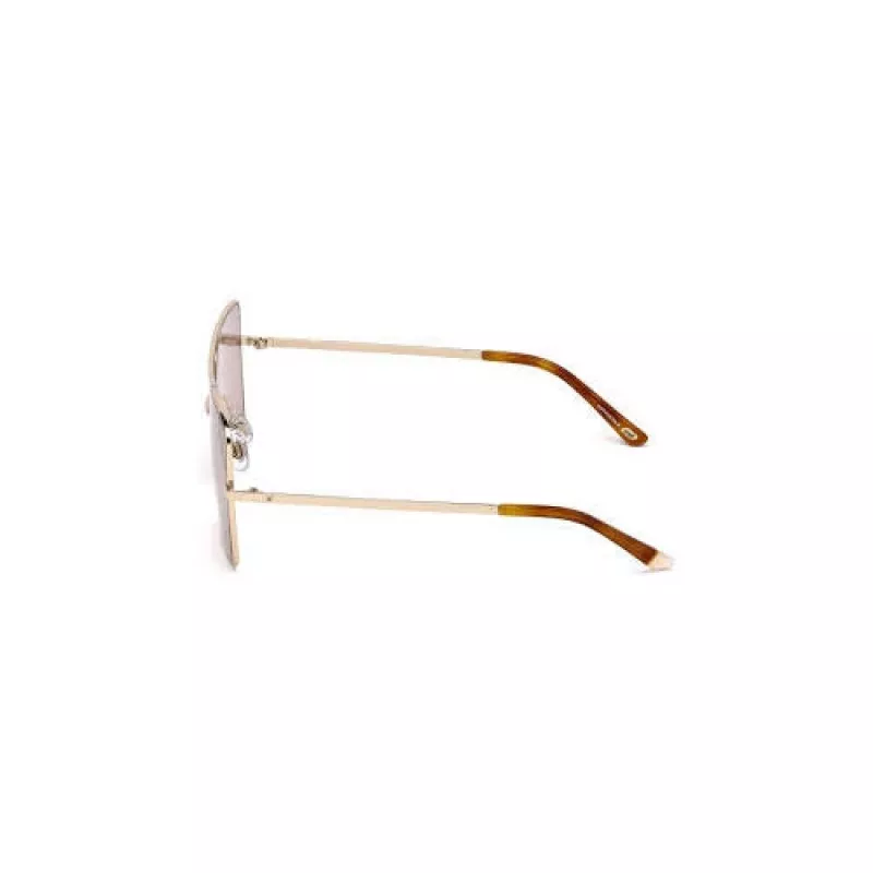 WEB EYEWEAR Damen-Sonnenbrille WE0210-28Y Havana Braun Acetat eckiger Rahmen UV400