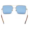 WEB EYEWEAR Damen-Sonnenbrille WE0210-32V Havana/Braun Quadratisch Acetat 57mm