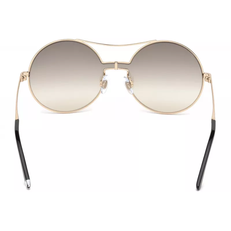 WEB EYEWEAR Damen-Sonnenbrille WE0211-28G Gold Metallrahmen Braune Verlaufsgläser 59mm
