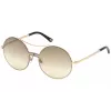 WEB EYEWEAR Damen-Sonnenbrille WE0211-28G Gold Metallrahmen Braune Verlaufsgläser 59mm