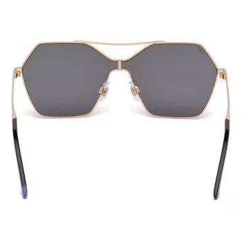 WEB EYEWEAR Damen-Sonnenbrille WE0213-34Z Havana Braun Schildpatt Acetat eckiger Rahmen 59mm