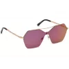 WEB EYEWEAR Damen-Sonnenbrille WE0213-34Z Havana Braun Schildpatt Acetat eckiger Rahmen 59mm