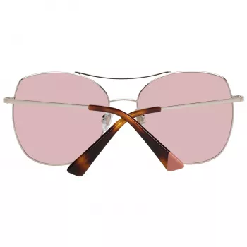 WEB EYEWEAR Damen-Sonnenbrille WE0245-5828G Havana Brown Gradient Square Acetate UV400