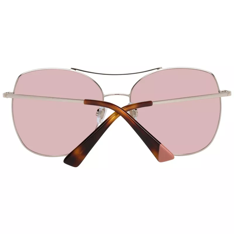 WEB EYEWEAR Damen-Sonnenbrille WE0245-5828G Havana Brown Gradient Square Acetate UV400
