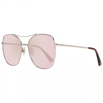 WEB EYEWEAR Damen-Sonnenbrille WE0245-5828G Havana Brown Gradient Square Acetate UV400