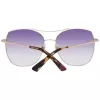 WEB EYEWEAR Damen-Sonnenbrille WE0245-5833Z - Brauner Verlauf, rechteckiger Acetatrahmen