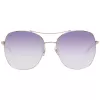 WEB EYEWEAR Damen-Sonnenbrille WE0245-5833Z - Brauner Verlauf, rechteckiger Acetatrahmen