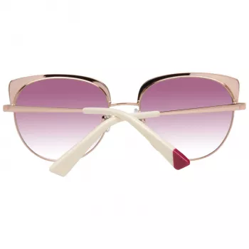 WEB EYEWEAR Damen-Sonnenbrille WE0271-5533Z Havana Braun Quadratisch Acetat Verlaufsglas 55mm