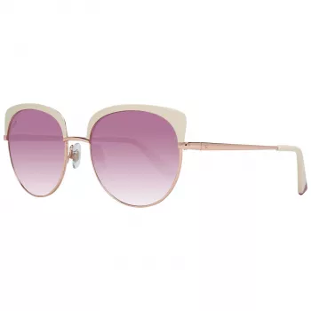 WEB EYEWEAR Damen-Sonnenbrille WE0271-5533Z Havana Braun Quadratisch Acetat Verlaufsglas 55mm