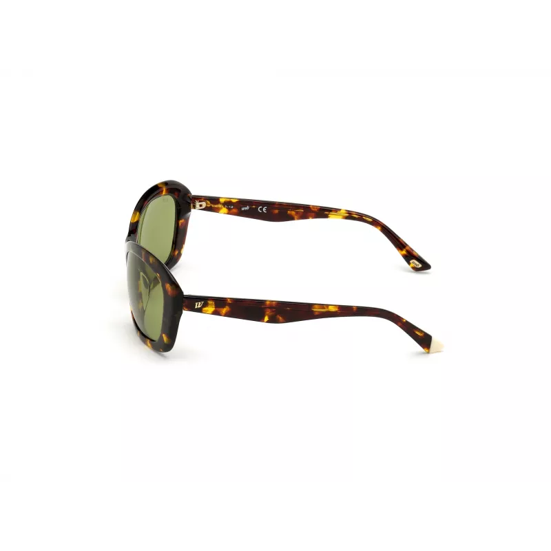 WEB EYEWEAR Damen-Sonnenbrille WE0289-5652N Havana Acetat eckiger Rahmen braun verlaufende Gläser 56/19/130 mm