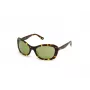 WEB EYEWEAR Damen-Sonnenbrille WE0289-5652N Havana Acetat eckiger Rahmen braun verlaufende Gläser 56/19/130 mm
