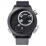 WELDER MAN K32-9202 50mm Herren Quarz Uhr Schwarzes Zifferblatt Lederarmband